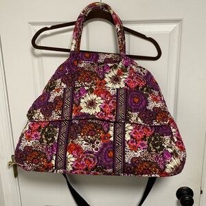 Vera Bradley weekender bag.